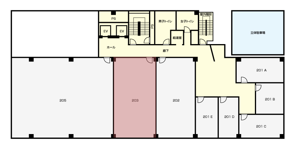 203 間取り図
